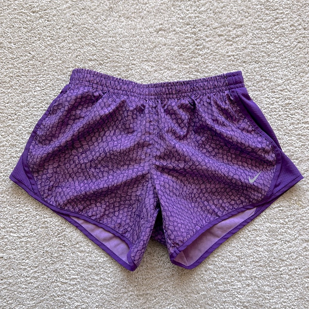 Nike Dri-Fit purple running shorts size M
